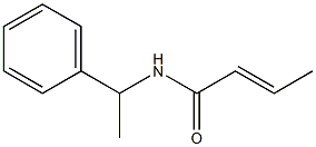 N-(1-Phenylethyl)-2-butenamide Struktur