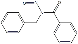 N-Nitroso-N-benzylbenzamide Struktur