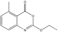 2-Ethoxy-5-methyl-4H-3,1-benzoxazin-4-one Struktur