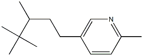 2-Methyl-5-(3,4,4-trimethylpentyl)pyridine Struktur