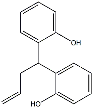 2,2'-(3-Buten-1-ylidene)bisphenol Struktur