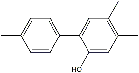 4,5-Dimethyl-2-(4-methylphenyl)phenol Struktur