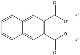 2,3-Naphthalenedicarboxylic acid dipotassium salt Struktur