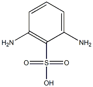 2,6-Diaminobenzenesulfonic acid Struktur