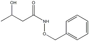 3-Hydroxy-N-(benzyloxy)butyramide Struktur