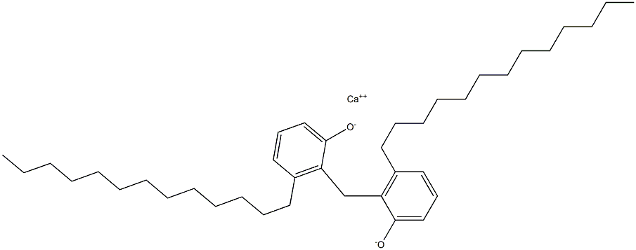 Calcium 2,2'-methylenebis(3-tridecylphenoxide) Struktur