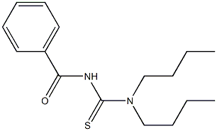 N-[(Dibutylamino)(thiocarbonyl)]benzamide Struktur