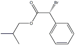 [R,(-)]-Bromophenylacetic acid isobutyl ester Struktur