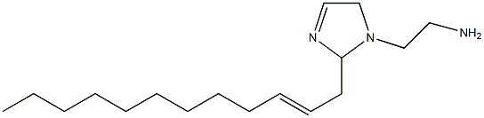 1-(2-Aminoethyl)-2-(2-dodecenyl)-3-imidazoline Struktur