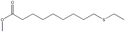 10-Thiadodecanoic acid methyl ester Struktur