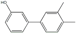 3-(3,4-Dimethylphenyl)phenol Struktur