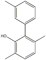 3,6-Dimethyl-2-(3-methylphenyl)phenol Struktur