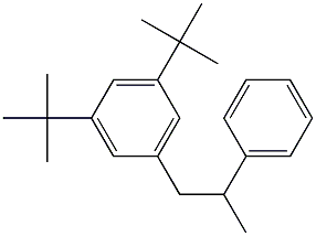 1-(3,5-Di-tert-butylphenyl)-2-phenylpropane Struktur