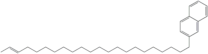 2-(20-Docosenyl)naphthalene Struktur