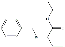 2-(Benzylamino)-3-butenoic acid ethyl ester Struktur