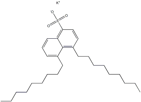 4,5-Dinonyl-1-naphthalenesulfonic acid potassium salt Struktur