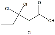 2,3,3-Trichlorovaleric acid Struktur