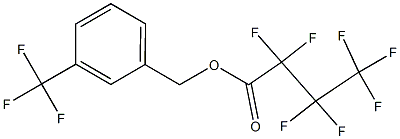 Heptafluorobutyric acid m-(trifluoromethyl)benzyl ester Struktur