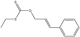 Dithiocarbonic acid O-cinnamyl S-ethyl ester Struktur