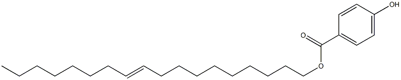 4-Hydroxybenzoic acid 10-octadecenyl ester Struktur