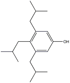 3,4,5-Triisobutylphenol Struktur