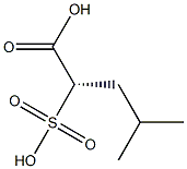 [S,(+)]-4-Methyl-2-sulfovaleric acid Struktur