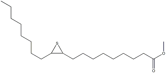 10,11-Epithiononadecanoic acid methyl ester Struktur