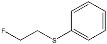 2-(Phenyl)thio-1-fluoroethane Struktur