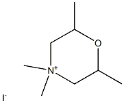 2,4,4,6-Tetramethylmorpholinium iodide Struktur