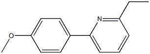 2-Ethyl-6-(4-methoxyphenyl)pyridine Struktur