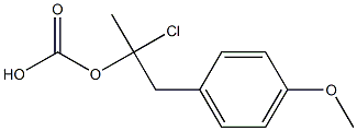 Carbonic acid (4-methoxybenzyl)(1-chloroethyl) ester Struktur