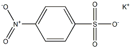 p-Nitrobenzenesulfonic acid potassium salt Struktur