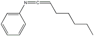 N-(1-Hepten-1-ylidene)aniline Struktur