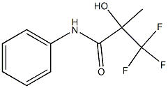 2-Hydroxy-2-trifluoromethyl-N-(phenyl)propionamide Struktur