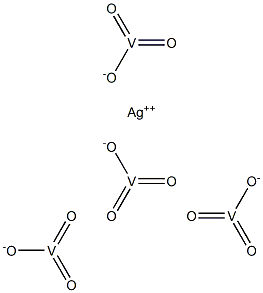 Silver tetravanadate Struktur