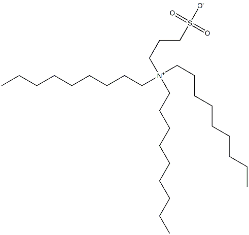 N,N-Dinonyl-N-(3-sulfonatopropyl)-1-nonanaminium Struktur