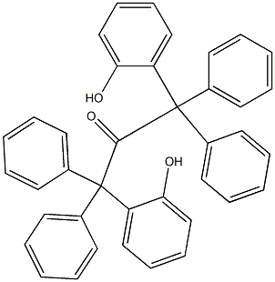 (2-Hydroxyphenyl)(diphenylmethyl) ketone Struktur