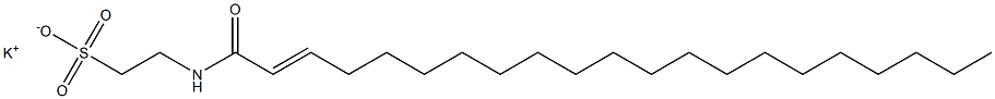 N-(1-Oxo-2-henicosen-1-yl)taurine potassium salt Struktur