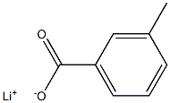 3-Methylbenzoic acid lithium salt Struktur