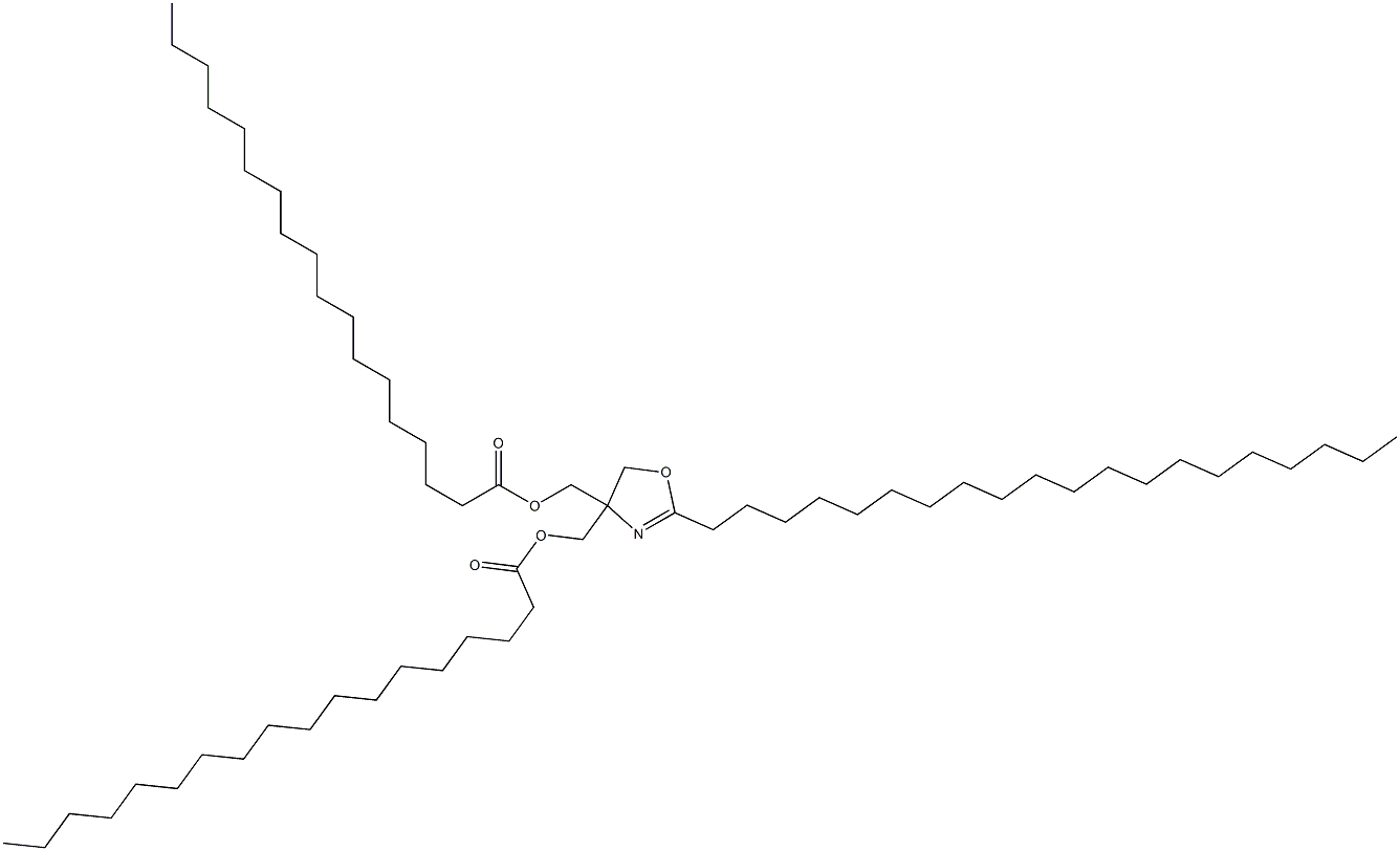 2-Icosyl-2-oxazoline-4,4-dimethanol dioctadecanoate Struktur