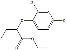 2-(2,4-Dichlorophenoxy)butanoic acid ethyl ester Struktur