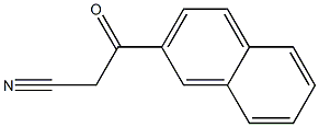 3-(2-Naphtyl)-3-oxopropanenitrile Struktur