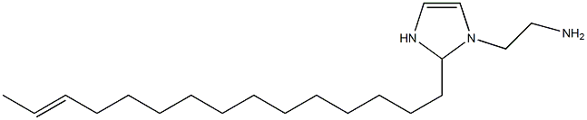 1-(2-Aminoethyl)-2-(13-pentadecenyl)-4-imidazoline Struktur