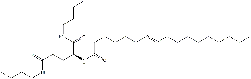 N2-(7-Heptadecenoyl)-N1,N5-dibutylglutaminamide Struktur