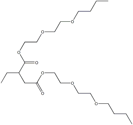 Butane-1,2-dicarboxylic acid bis[2-(2-butoxyethoxy)ethyl] ester Struktur