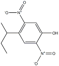 4-sec-Butyl-2,5-dinitrophenol Struktur