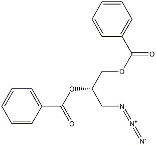 (2S)-3-Azidopropylene glycol dibenzoate Struktur