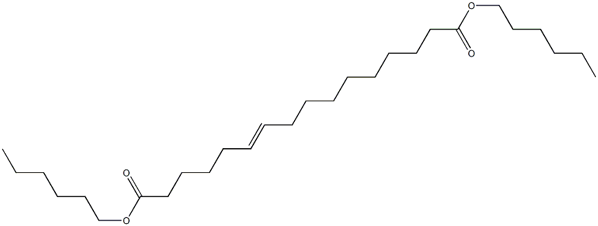 6-Hexadecenedioic acid dihexyl ester Struktur