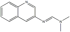 N1,N1-Dimethyl-N2-(3-quinolinyl)formamidine Struktur