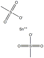 Bismethanesulfonic acid tin(II) salt Struktur